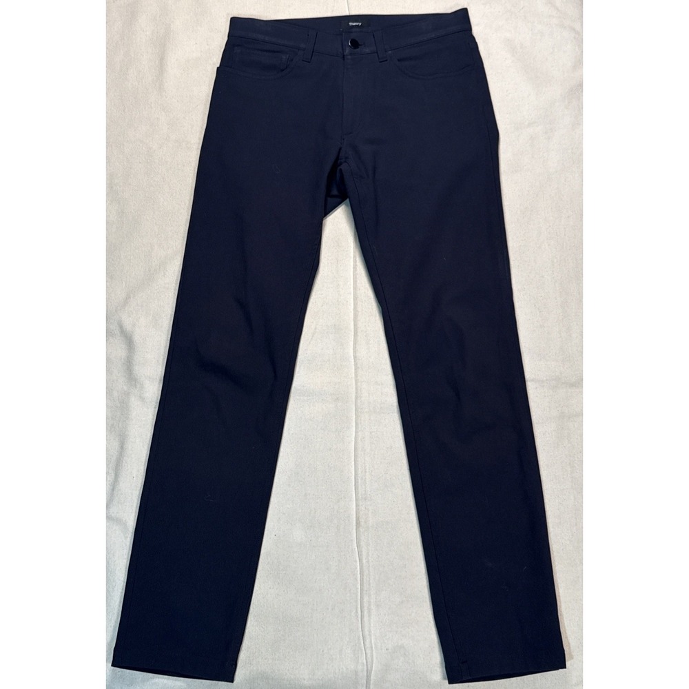 Theory Pants Mens 28 Charcoal Tech Raffi Neoteric Slim Fit Stretch Fits 30x30